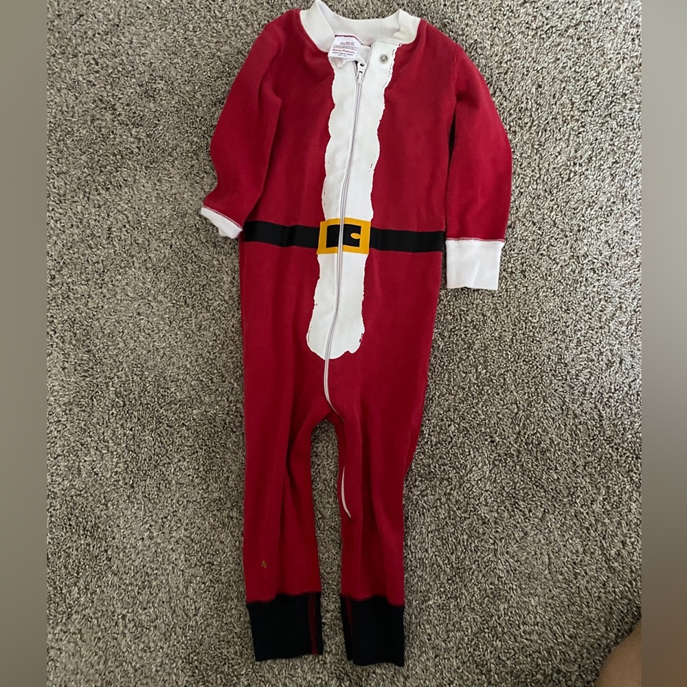Hanna Anderson size 12-18 m Santa pajama